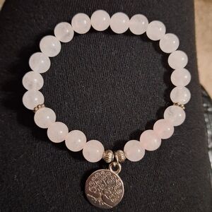 Giveaway!!! Natural Stone Rose Quartz Bracelet!